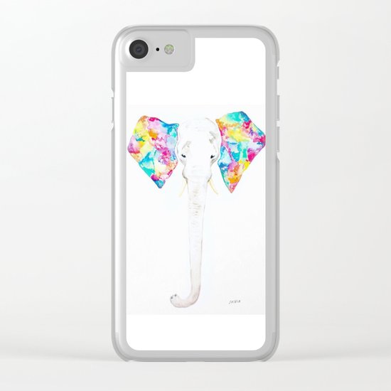 Pastel Ears Clear iPhone Case
