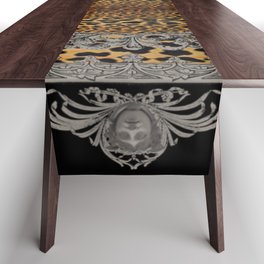 Baroque Leopard Scarf Table Runner