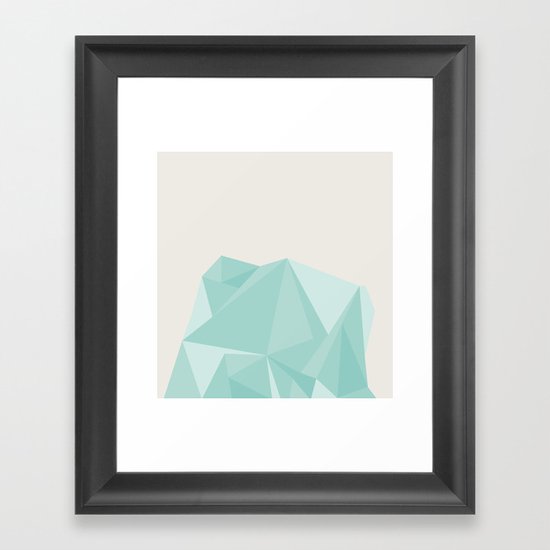Iceberg Framed Art Print