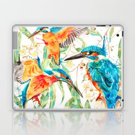 Beautiful Watercolour Kingfisher  Laptop & iPad Skin