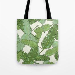 Banana Leaf Print Tote Bag