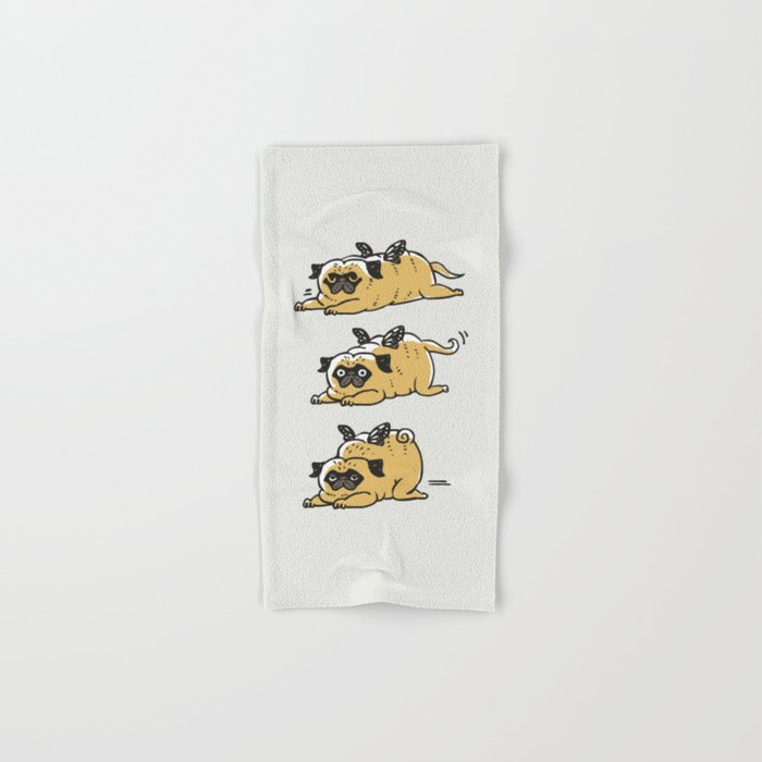 Puggerpillar Hand & Bath Towel