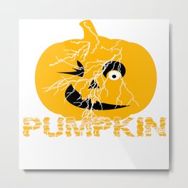 Pumpkins Halloween Metal Print