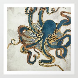 Octopus Art Prints Society6