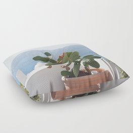 Santorini Cactus Dream #3 #minimal #wall #decor #art #society6 Floor Pillow