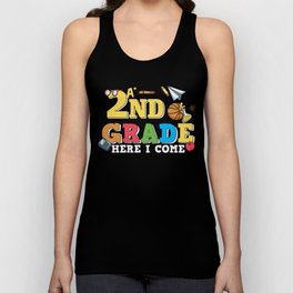 2nd Grade Here I Come Unisex Tank Top