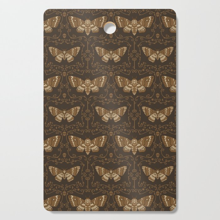 Death's Head Moth Taxidermy Cutting Board