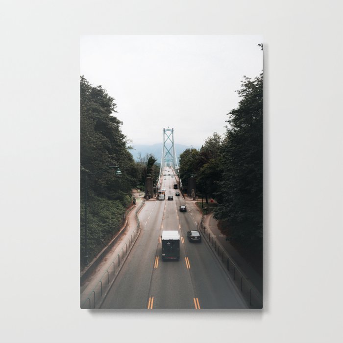 Lions Gate Bridge | Vancouver, BC | Landscape Photography Metal Print