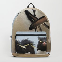penguins pack walk bird run Backpack | Pack, Graphicdesign, Run, Penguins, Bird, Walk 