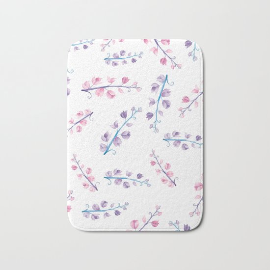 Flowers pattern Bath Mat