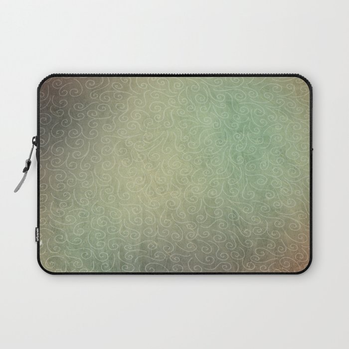 Swirly Vibes Nature Colors Laptop Sleeve