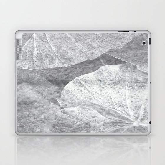 gray foliage lily pad Laptop & iPad Skin