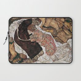 Death and the Maiden - Egon Schiele 1915 Laptop Sleeve