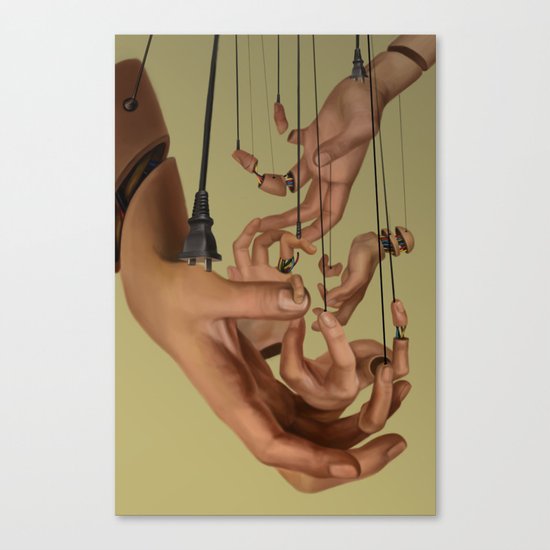 Puppeteer Canvas Print