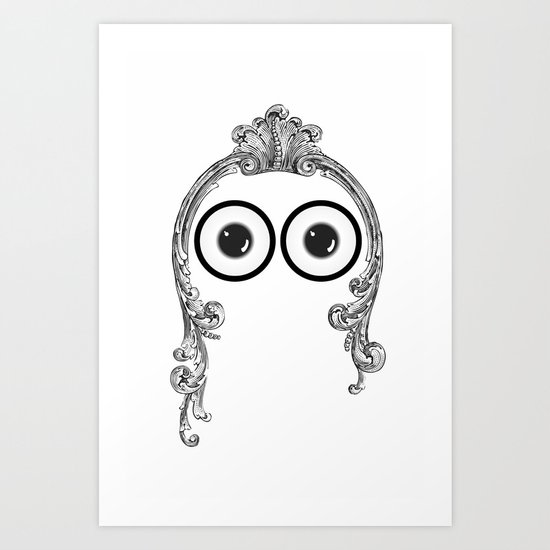 Look into me eyezz Art Print