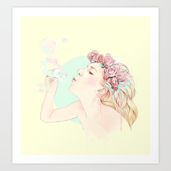 Bubbles Art Print