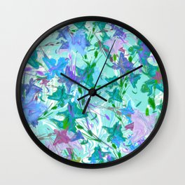 Sea Flowers  Wall Clock