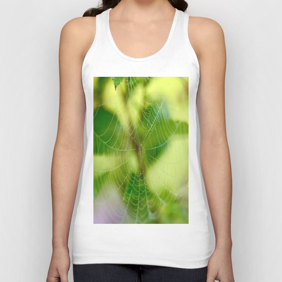 Beautiful Cobweb Unisex Tank Top