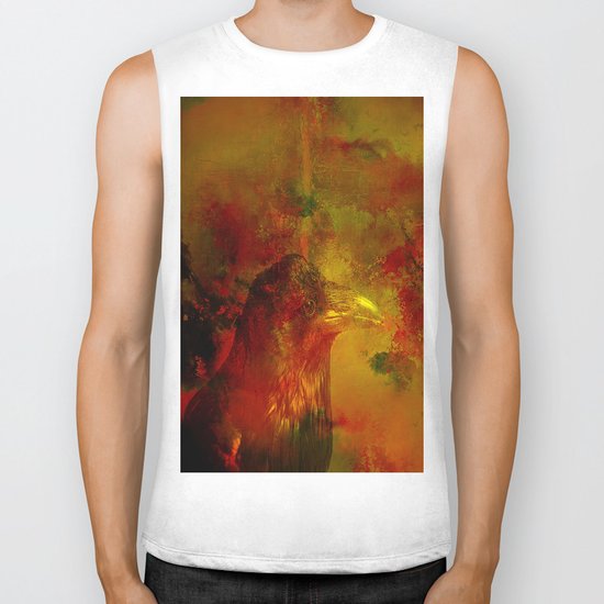 Melancholic crow Biker Tank