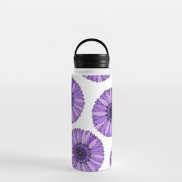 Lila Gerberas Water Bottle