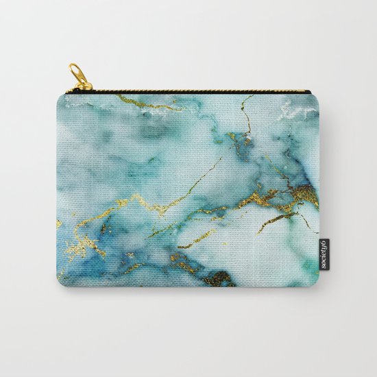Marble Effect #1 Carry-All Pouch