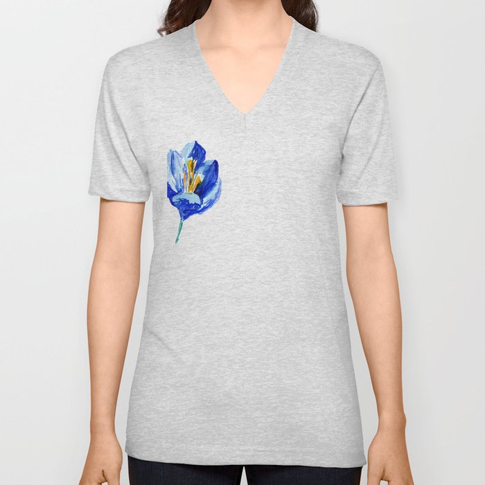 flower IX V Neck T Shirt