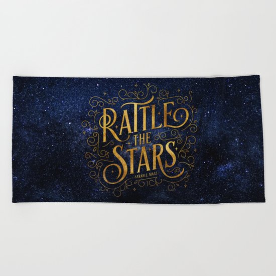 Rattle the Stars Night Beach Towel