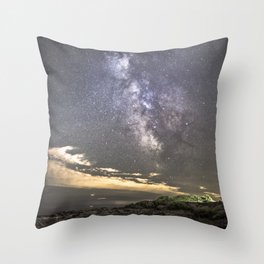 Milkyway at the Backshore Throw Pillow