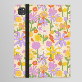 Seventies Flowers iPad Folio Case