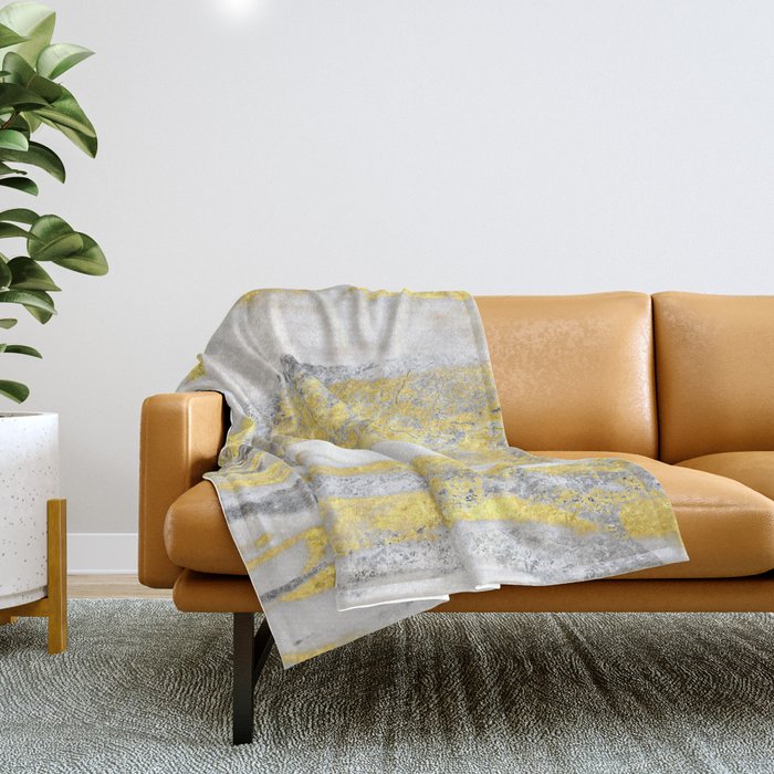 Gold and silver throw discount blanket
