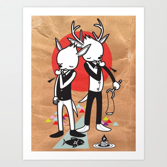 TASTE OF OUR THUMBS - THUMBS UP! BITTERSWEET Art Print