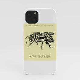 Save the bees iPhone Case
