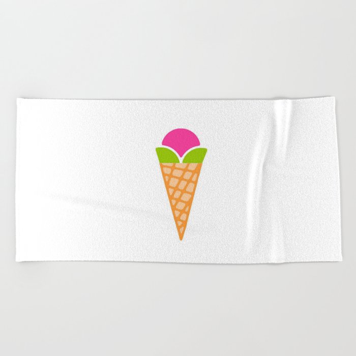 Ice cream Beach Towel