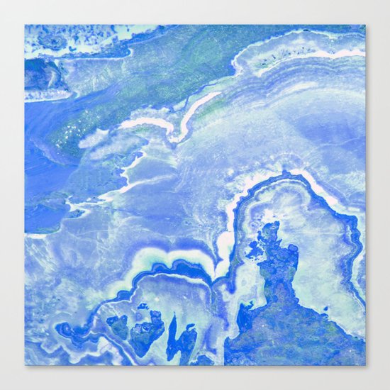 Blue onyx Canvas Print