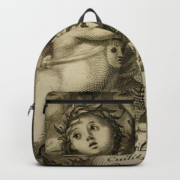 Mercury Child Antique Engraving Backpack