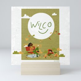 Wilco gig poster. Art Print. Music Poster Mini Art Print