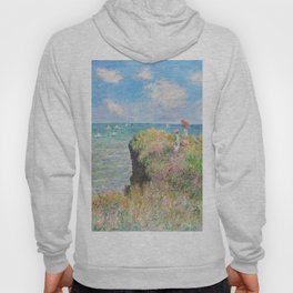 Cliff Walk at Pourville (1882) by Claude Monet Hoody