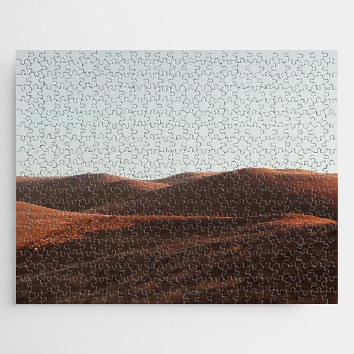 golden hills at sunset Jigsaw Puzzle
