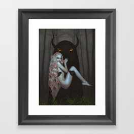 Forest Baby Framed Art Print
