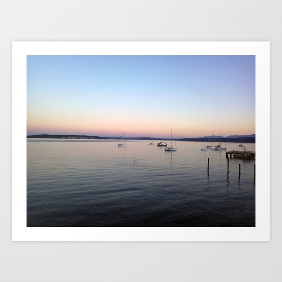 Ships Art Print