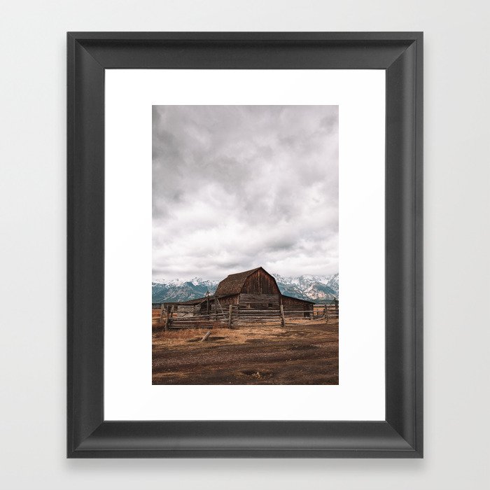 Wyoming Series #6 - Grand Teton National Park, Moulder Barn Framed Art Print