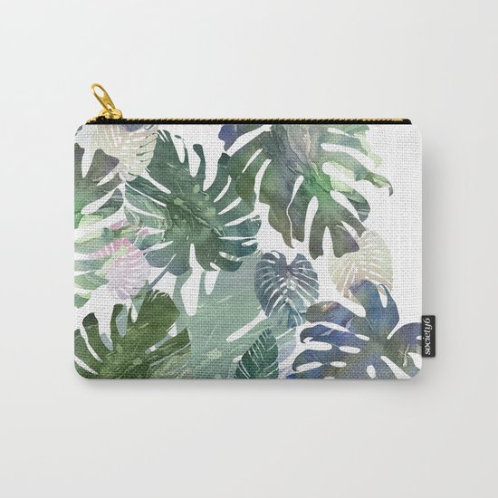 tropical leaves collab Carry-All Pouch