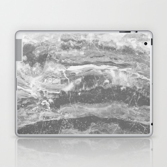 Real Gray Marble Laptop & iPad Skin