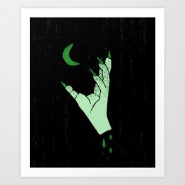 Ghoul Hand Art Print