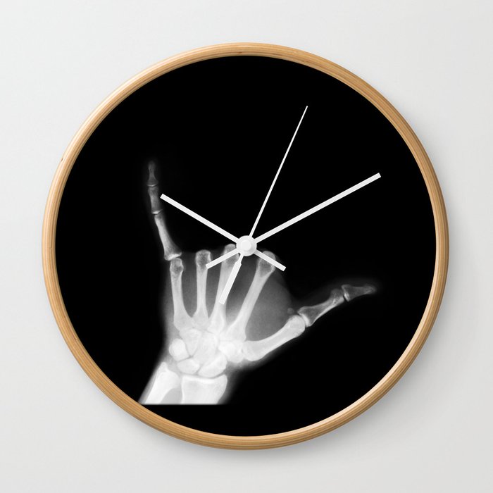 Hang Loose X-Ray Wall Clock