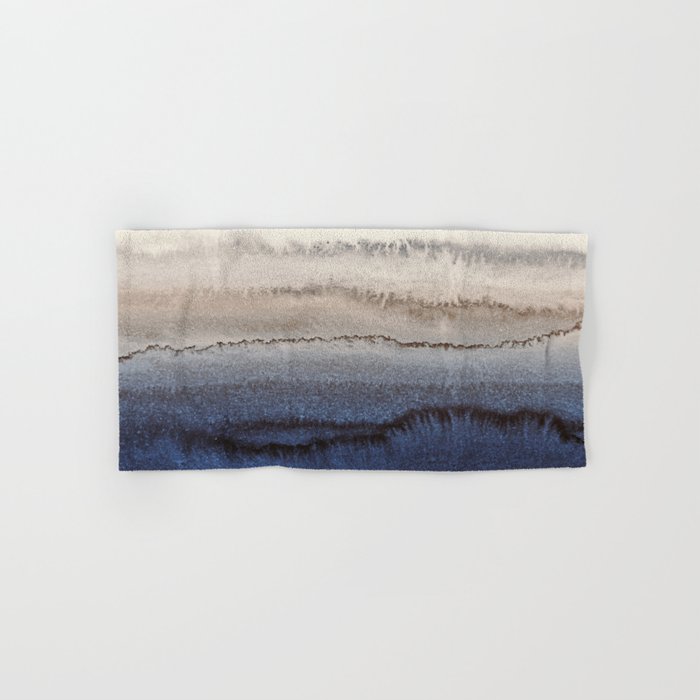 WITHIN THE TIDES WINTER BLUES by Monika Strigel Hand & Bath Towel