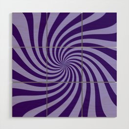 Purple Hypnosis Wood Wall Art