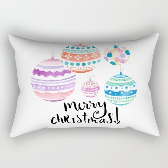 Christmas Ornament Rectangular Pillow