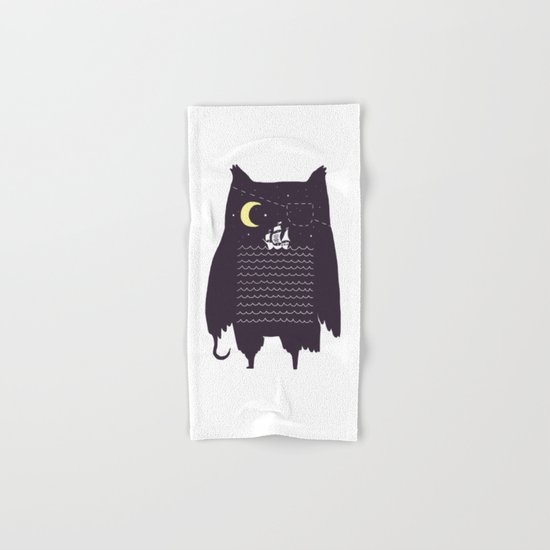 Pirate owl Hand & Bath Towel