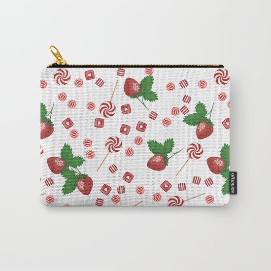 Candy lollipops Strawberry sweets Carry-All Pouch